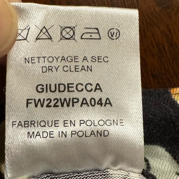 La Prestic Ouiston GIUDECCA Novelty Pattern Pants Size US 4 - Picture 6 of 9